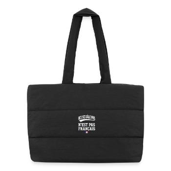 Complainer does not complain is not French - Puffer Shopping Bag - black - Front