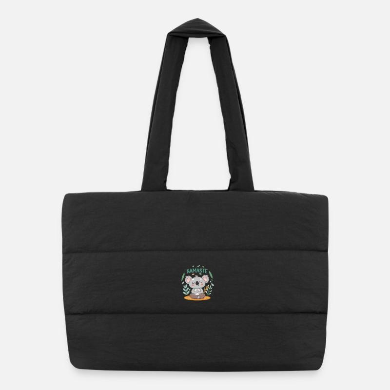Koala Zen Namaste Sac shopping matelassé