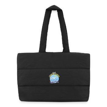 Adieu Suède - Maintenant nous allons en Crète - Sac shopping matelassé - noir - Devant