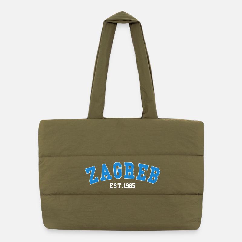 Zagreb Est.1985 Puffer-Einkaufstasche