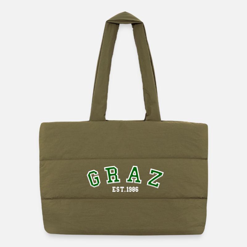 Graz fondée en 1986 Sac shopping matelassé