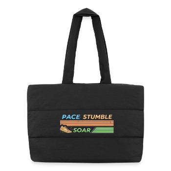 PACE STUMBLE SOAR - Puffer Shopping Bag - black - Front