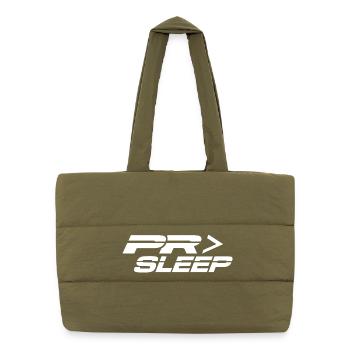 PR > Schlaf | Powerlifting Powerlifting Geschenk-Gym - Puffer-Einkaufstasche - safari Green - Vorne