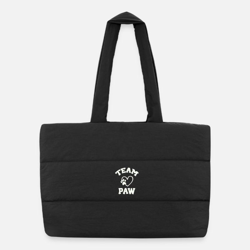 Équipe Paw Pfote - Sac shopping matelassé - noir