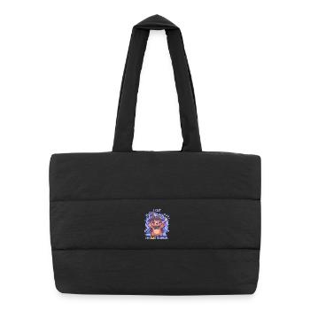 The Bear Minimum Spell - Puffer Shopping Bag - black - Front