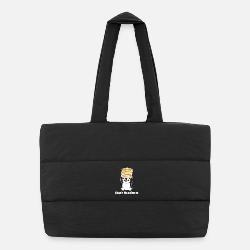 Empile le Pingouin du Bonheur Sac shopping matelassé