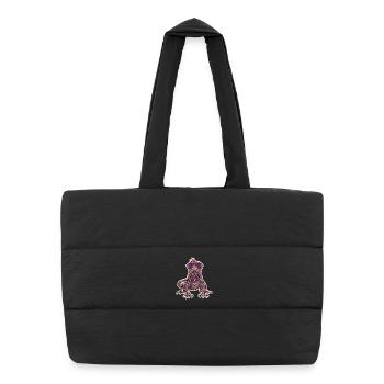 Funny Iguana Sunglasses - Puffer Shopping Bag - black - Front