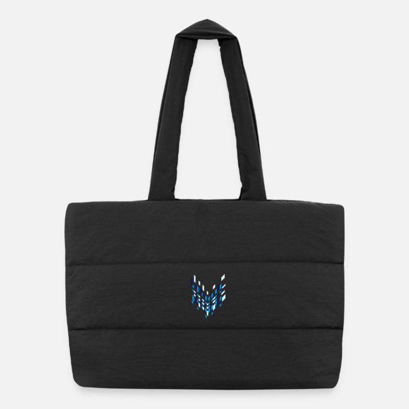 une flèche icône graphique Sac shopping matelassé
