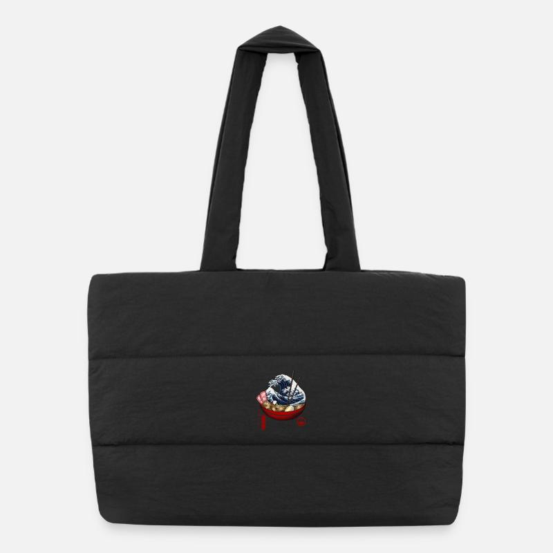 great ramen - Puffer Shopping Bag - black