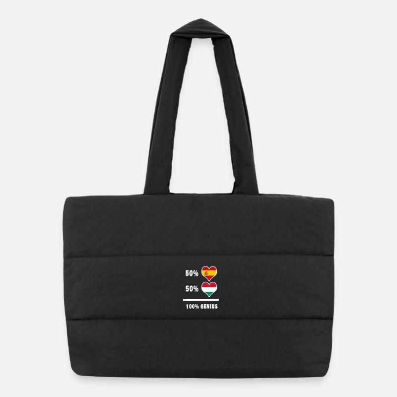 Ungarn und Spanien genial/Geschenk Puffer-Einkaufstasche