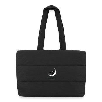 Soyez averti - Sac shopping matelassé - noir - Devant