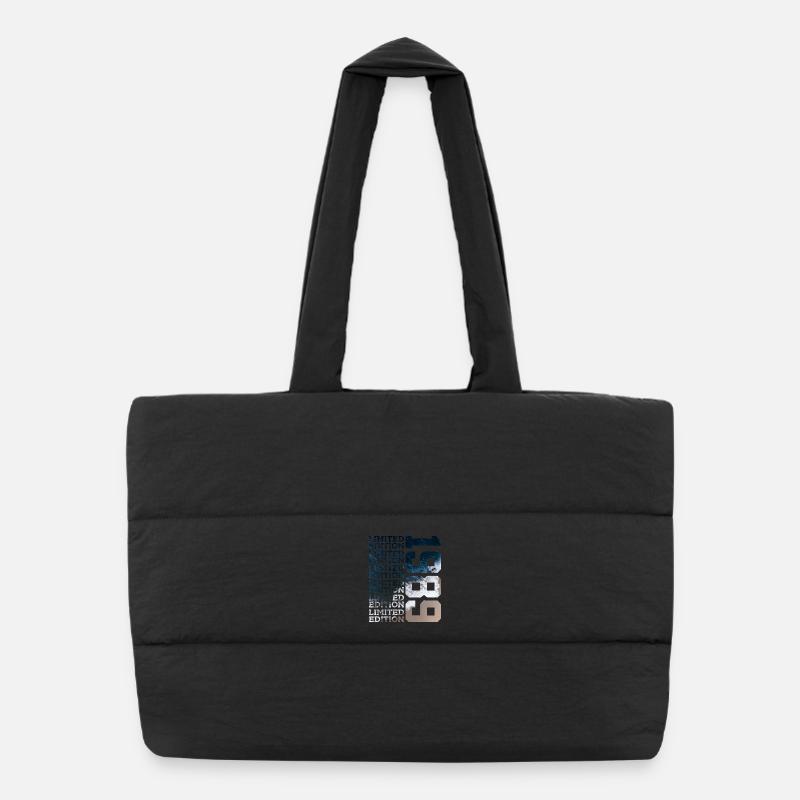 LIMITED EDITION 1989 37 YEARS 37TH BIRTHDAY Puffer Shopping Bag