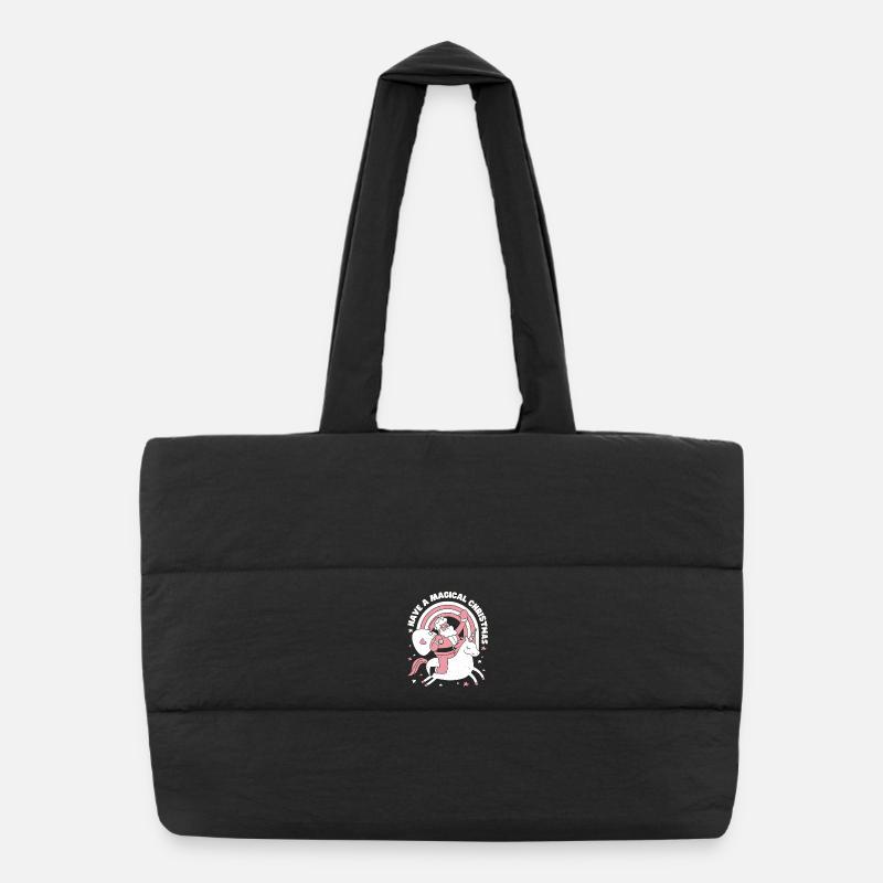 Passez un Noël magique Sac shopping matelassé