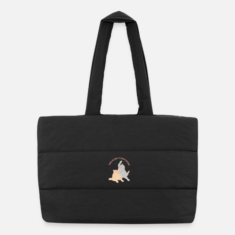 THIS IS NOT A SAFE SPACE Puffer Shopping Bag