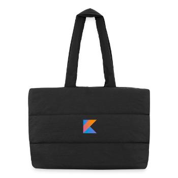 programmateur nerd computer source nouveau K sign pc c - Sac shopping matelassé - noir - Devant
