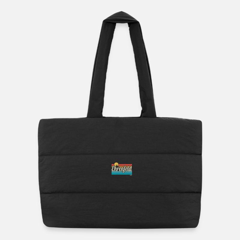 Ehrenfeld Veedel Cologne Quartier Retro Vintage Surfeurs Sac shopping matelassé