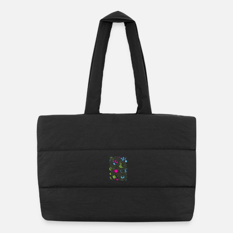 Outer Space Car Track Kids Sac shopping matelassé