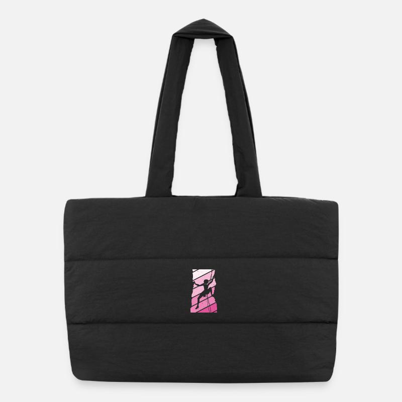 Escalade Grimpeur - Sac shopping matelassé - noir