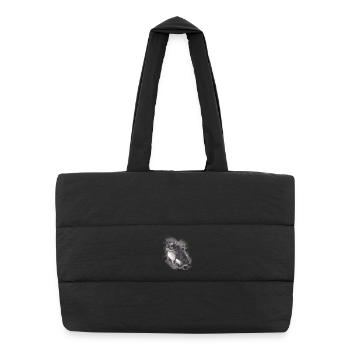 Rabbit - Puffer Shopping Bag - black - Front