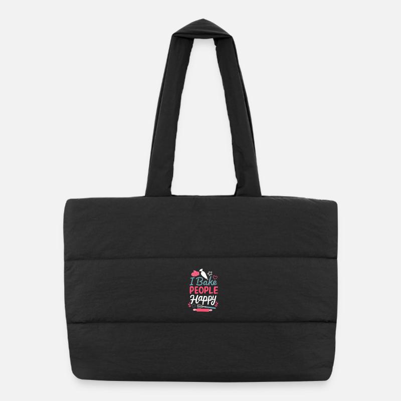 Backen Bäckerei Hobbybäcker Puffer-Einkaufstasche
