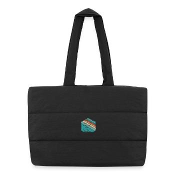 Math Teacher Mathematics Design - Puffer Shopping Bag - black - Front