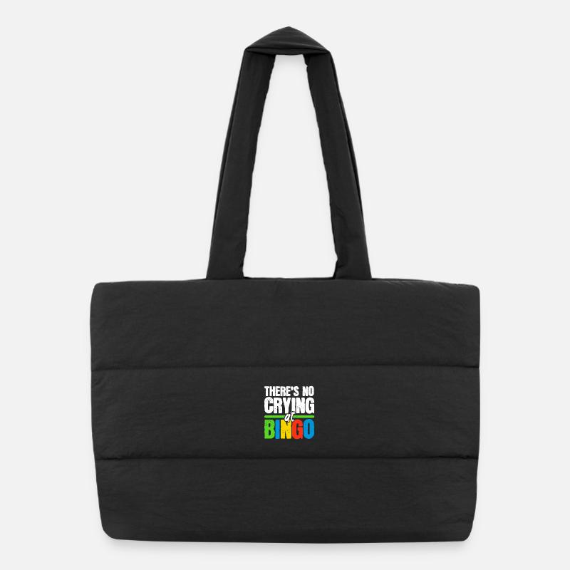 Bingo Bingo Joueurs Bingo Appels Sac shopping matelassé