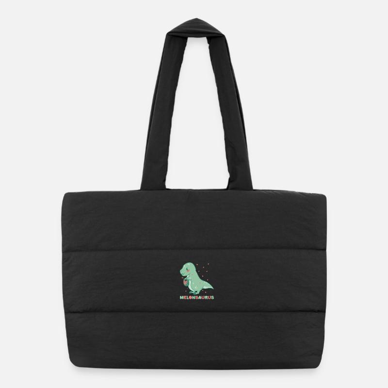 Watermelonsaurus Vegetarischer T Rex Puffer-Einkaufstasche