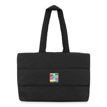 JahresBild Energie von 2023 Sonja Ariel von Staden - Puffer Shopping Bag - black - Front