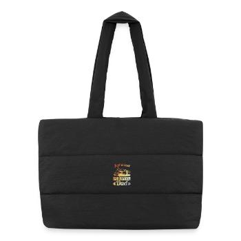 Père cheminot - Sac shopping matelassé - noir - Devant