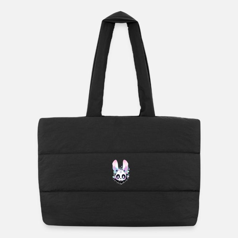 Tenue gothique Lapin Kawaii Mignon Grunge Goth Lapin Sac shopping matelassé