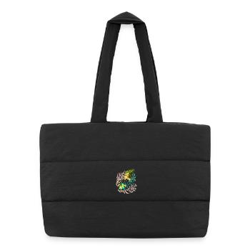 White Magic - Puffer Shopping Bag - black - Front