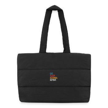 Kizomba Urban Kiz Kizombero Kizz - Puffer Shopping Bag - black - Front