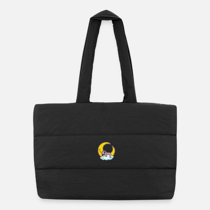 Motif de paresseux Sac shopping matelassé