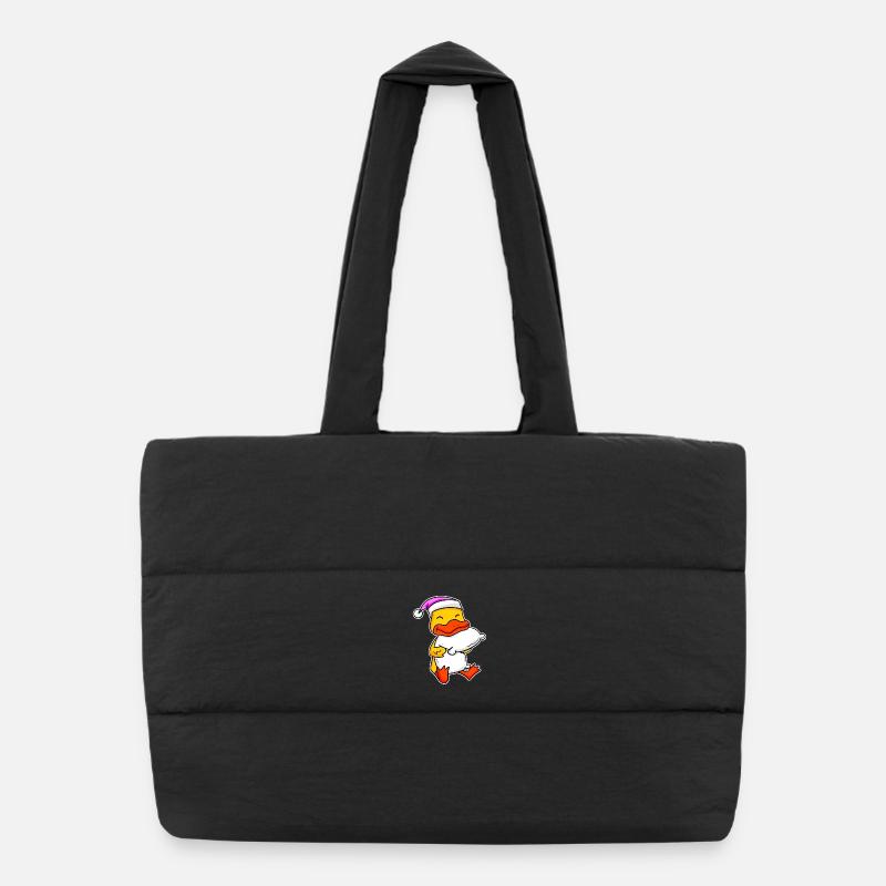 Canard Fatigué Dormir Fille Endormie Sac shopping matelassé