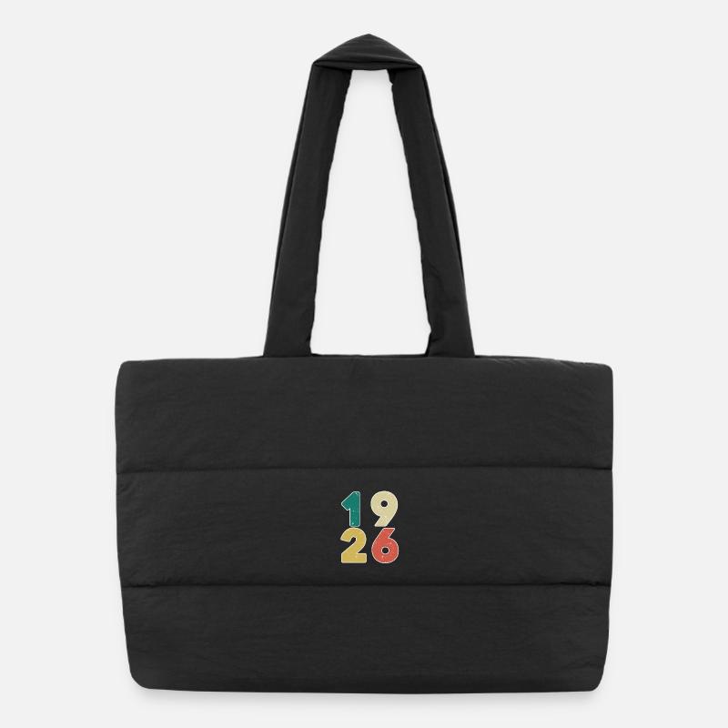 1926 - Born 1926 - Built in 1926 Puffer Shopping Bag