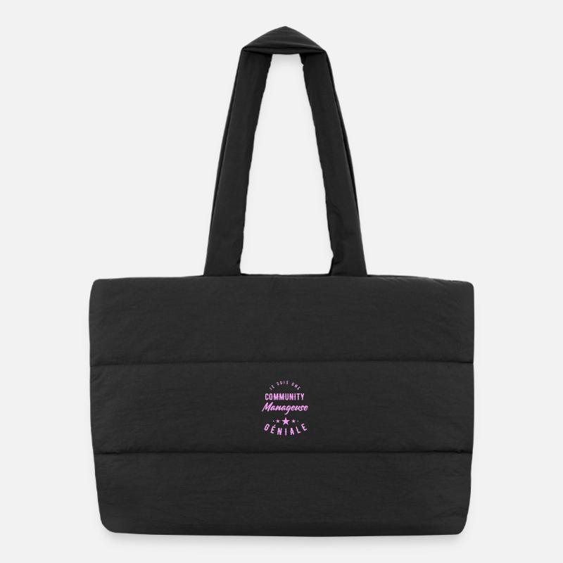 Community Manageuse Sac shopping matelassé
