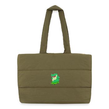 Crocodile Jogger Jogging Sport - Sac shopping matelassé - safari green - Devant