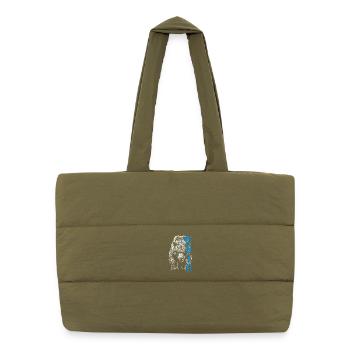 Odin Grizzlybär Nordische Mythologie Norse - Puffer-Einkaufstasche - safari Green - Vorne