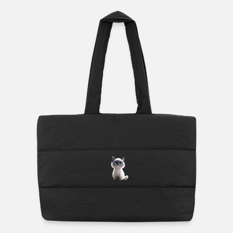 Ragdoll Cat Ragdoll Cat Cute Ragdoll Cats Puffer Shopping Bag