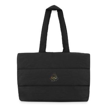 Gamer Boy Vintage Look - Sac shopping matelassé - noir - Devant