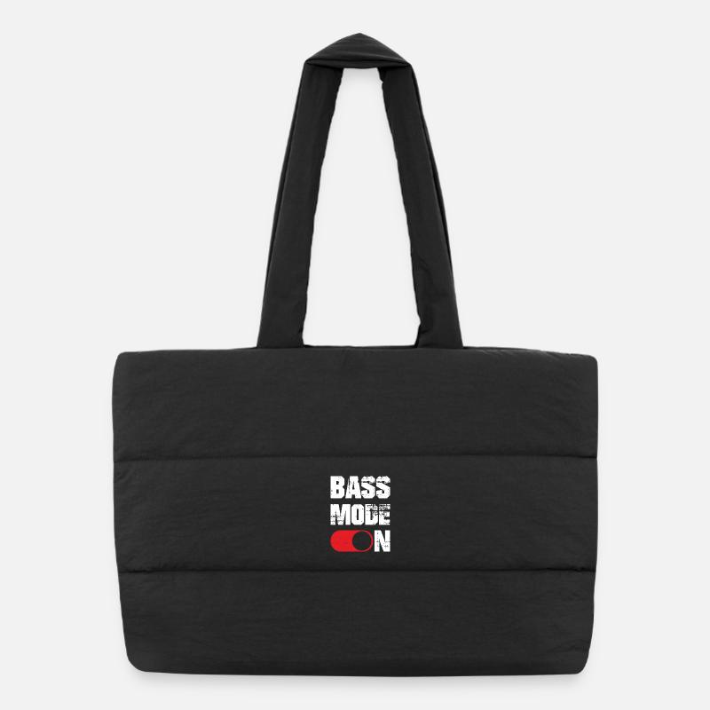 Bass mode on funny Puffer-Einkaufstasche