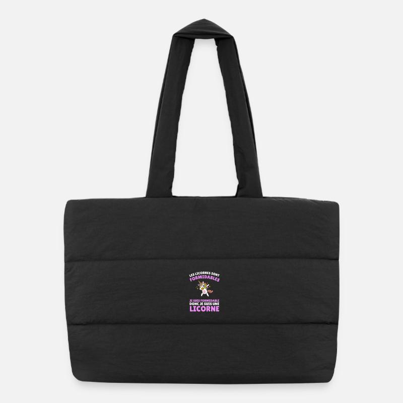 I'm great so I'm a unicorn Puffer Shopping Bag