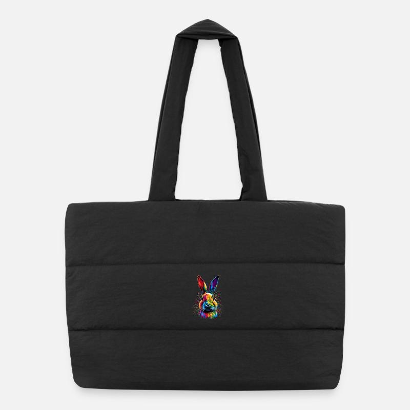Lapin Lapin Lover Lièvre Lapin Mignons Lapins Sac shopping matelassé