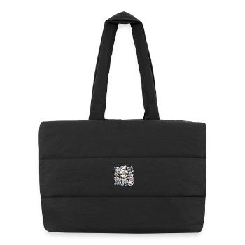 Little Sailor Cartoon Look - Puffer Shopping Bag - black - Front