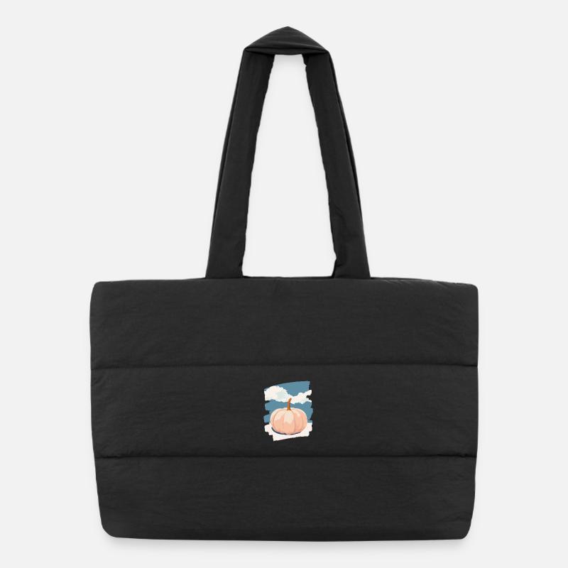 Pumpkin Puffer Shopping Bag