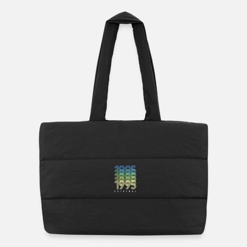 Original 1995 Anneaux dégradés Sac shopping matelassé