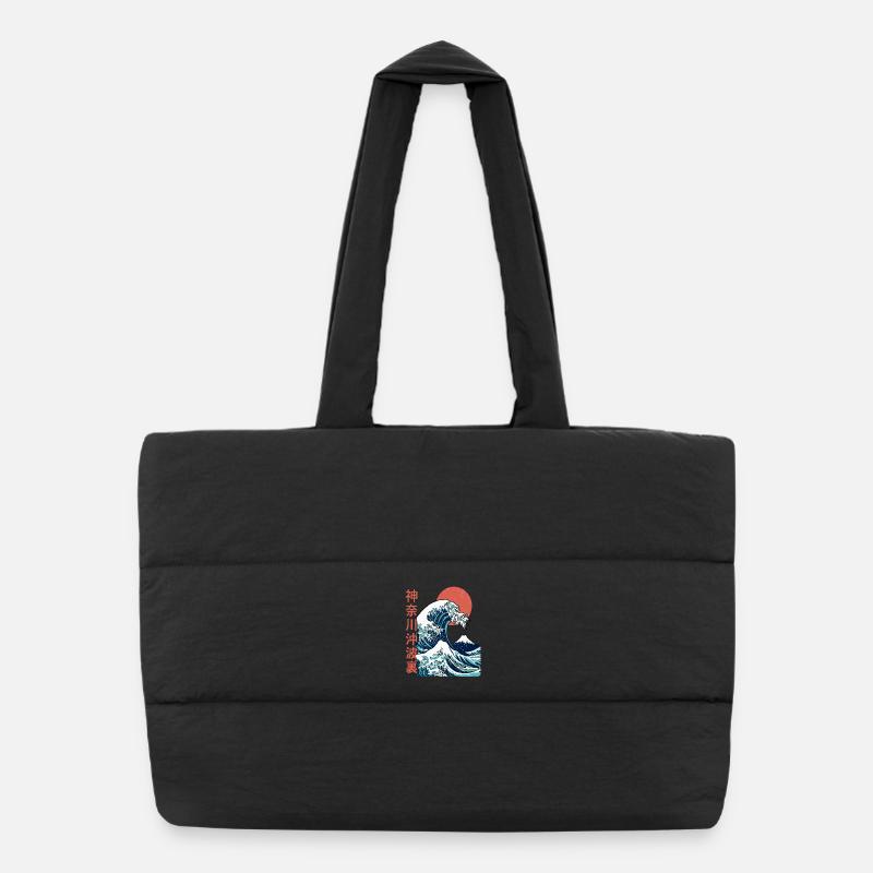 The big wave off Kanagawa Puffer Shopping Bag