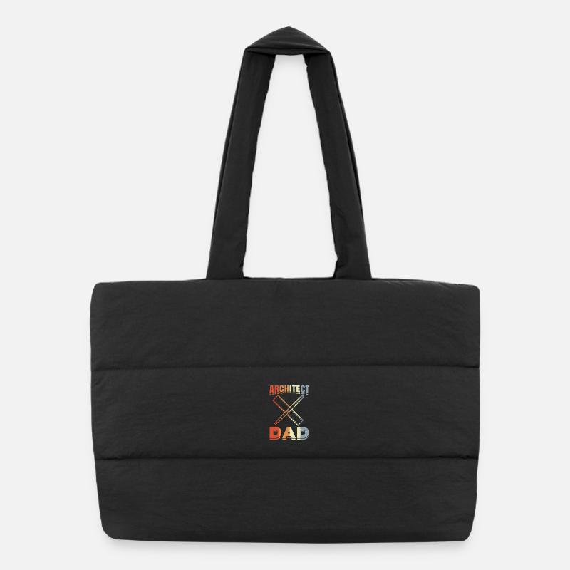 Architecte Père Sac shopping matelassé