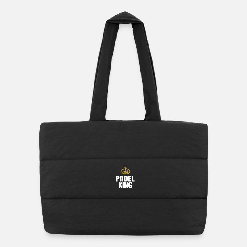 Roi du padel Sac shopping matelassé
