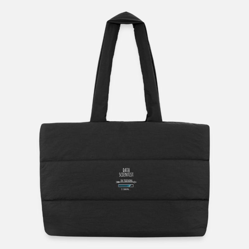Data Scientist Cadeau Profession Éducation - Sac shopping matelassé - noir